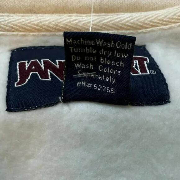 JanSport UCF Knights White Quarter Zip Sweatshirt Size XXL NWT - Picture 6 of 6